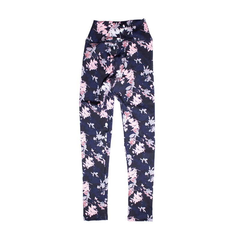 Calza Estampada Pro One de Mujer Flores Rosas 2
