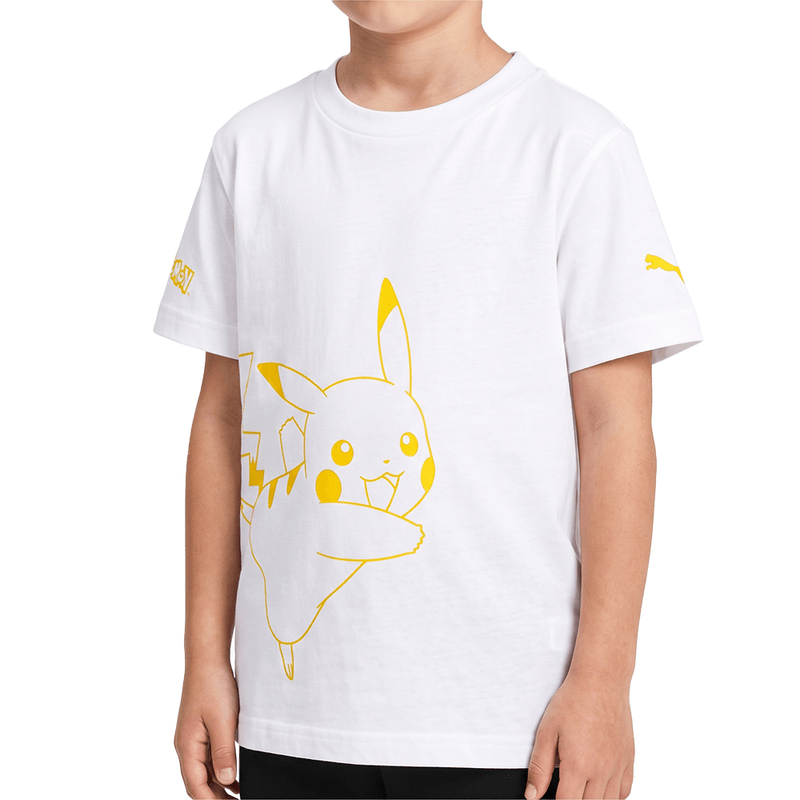 Remera Puma x Pokémon Pikachu Niño 1