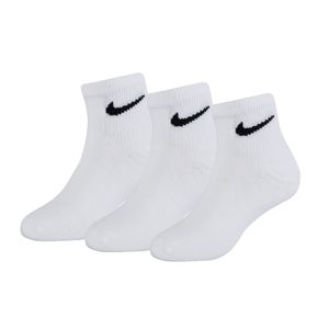 Medias Training Nike Basic Ankle white Pack X 3 Niños