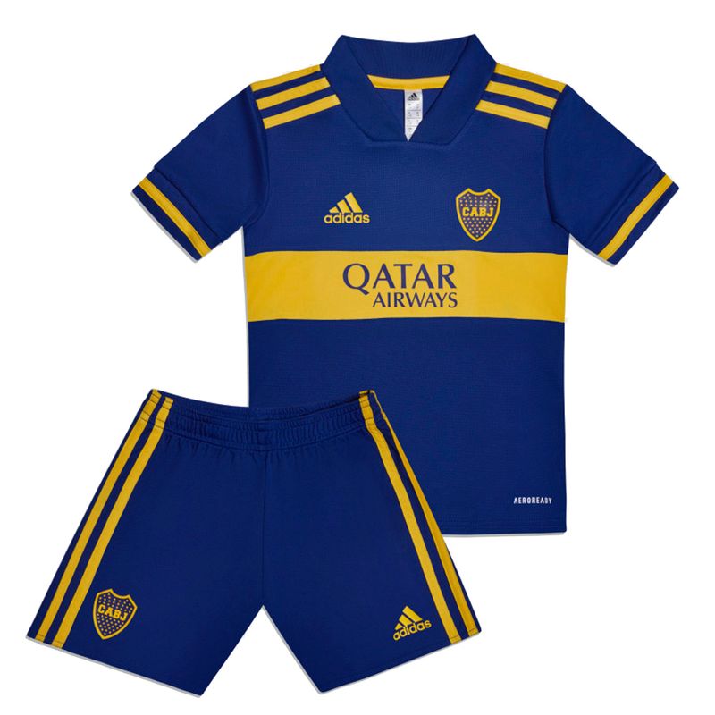 Futbol Adidas Mini Uniforme Visitante Boca Niños - Los mejores productos y las mejores marcas | Showsport