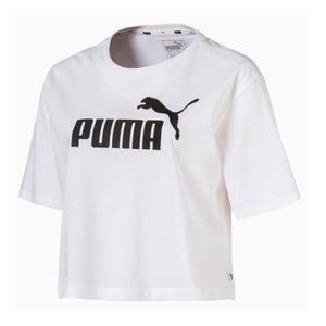 Remera Moda Puma Essentials Cropped Bn Mujer