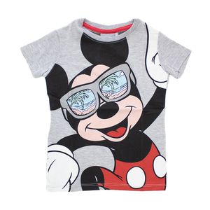 Remera Moda Magic Mickey Gris Niños