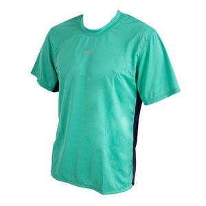 Remera Training Pro One Bicolor Az Y Vd Hombre