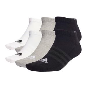 Medias Adidas Cushioned  Tobilleros 6P Ng Gs Bn