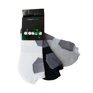 Medias Diadora Soquete Running Tec Ng Bn Gs
