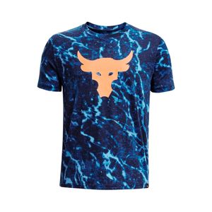 Remera Under Armour Pjt Rock Marble Az Nñ