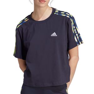 REMERA MODA ADIDAS VIBRANT PRINT 3-STRIPES COTTON Az Mj