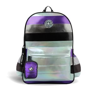Mochila Moda Footy Rayada Espalda Mediana Ng Gs