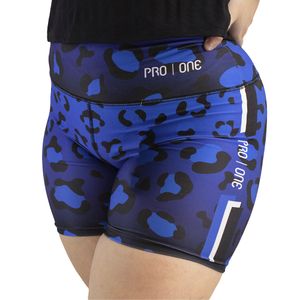 Calza Training Pro One Animal Blue Az Ng Mujer