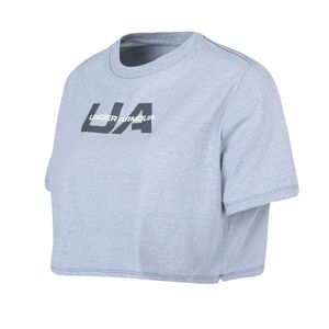 Remera Training Under Armour Boxy Crop Brand Gs Bn Mujer