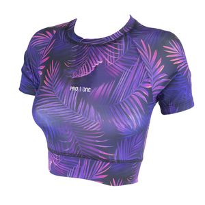 Remera Training Pro One Pupera Subli Palm Vt Mujer