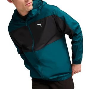 Campera Running Puma Mesh Lined Windbreaker  Ng Vd Hombre