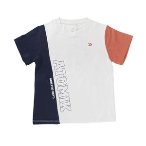 Remera Moda Atomik Varsity Cru 3 colores Niños