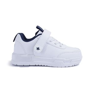 Zapatillas Moda Footy Colegial Velcro Az Bn Niños