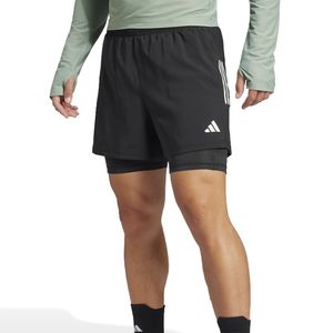 Short Running Adidas Own the Run CLIMACOOL 2 EN 1 Ng Bn Hombre