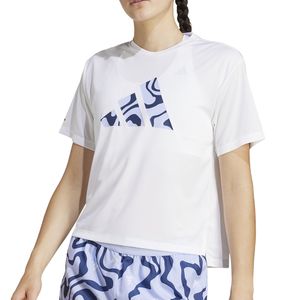 Remera Running Adidas Run It Brand Love Bn Az Mujer