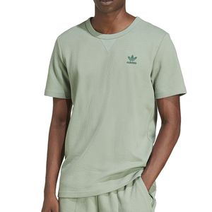 Remera Moda Adidas Essentials Trifolio Waffle Vd Hombre
