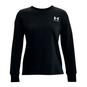 Buzo Training  Under Armour Rival Fleece Oversize Crew Ng Mujer