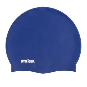 Gorra Natacion Silicona Lisa Az