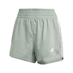 Short Training Adidas Pacer  3 Tiras Tejidos Vd Bn Mujer