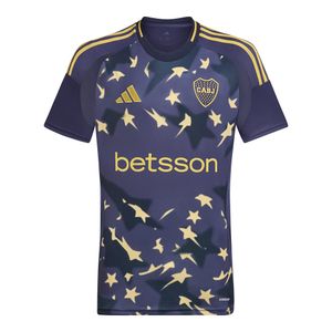 Camiseta Futbol Adidas Boca Jr Tercer Uniforme Az Am Hombre