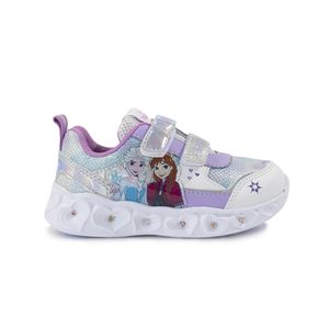 Zapatillas Moda Footy Frozen Velcro Luz Bn Vt Niños