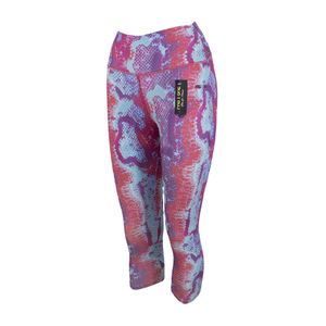 Calza Training Pro One Print Vt Rj Cl Mujer
