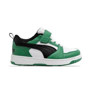 Zapatillas Moda Puma Rebound V6 Vd Ng Bn Niños