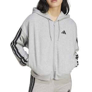 Campera Moda Adidas Essentials French Terry 3 Gs Ng Mujer