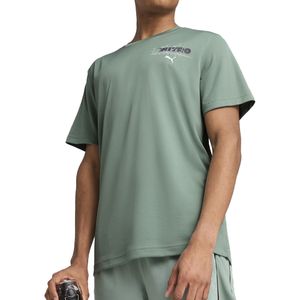 Remera Running Puma NITRO GRAPHIC Vd Hombre