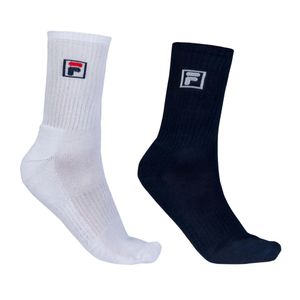 Medias Moda Fila F Box x2 Az Bn