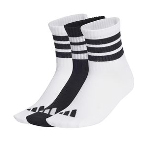 Medias Moda Adidas Acanaladas 3 Pares Bn Ng Niños