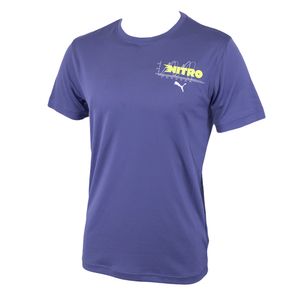 Remera Running Puma Nitro Tee Az Hombre