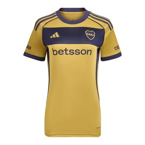 Camiseta Futbol Adidas Boca Juniors 25 26 Am Az Mujer