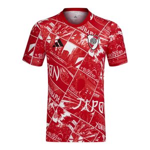 Camiseta Futbol Adidas River Plate Pre Match Rj Bn Hombre