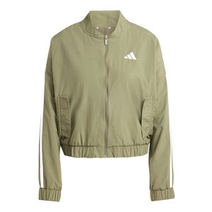 Campera Moda Adidas Bomber Essentials 3 Tiras Vd Bn Mujer