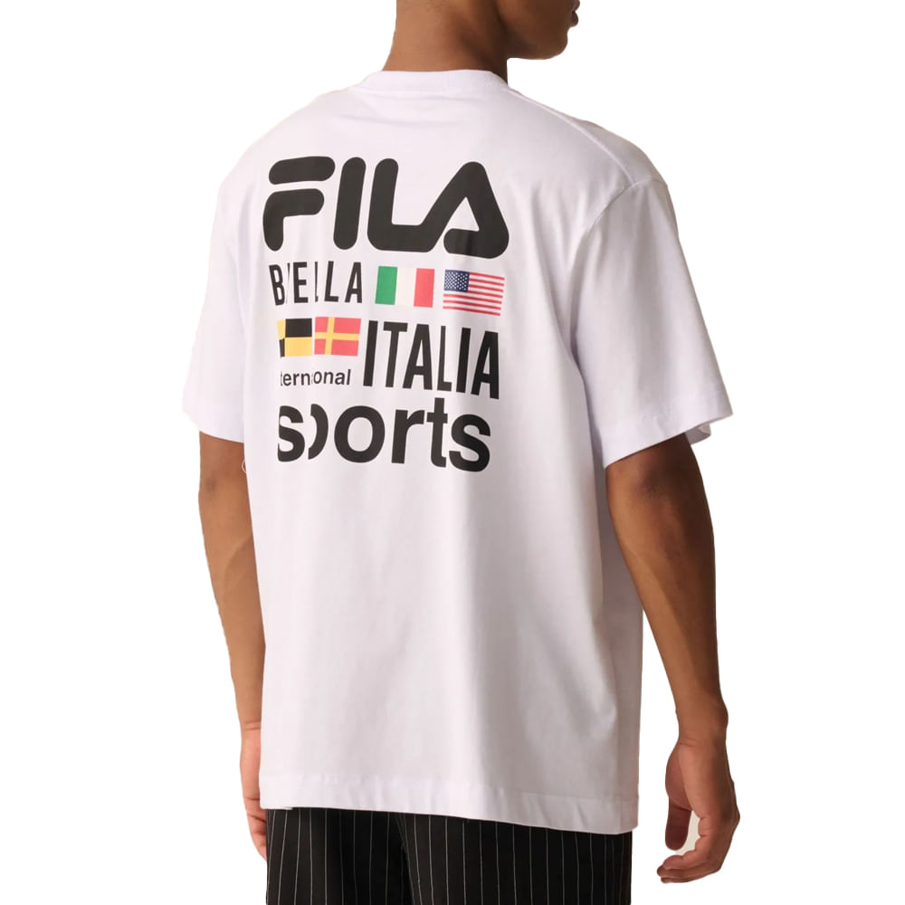Remera Moda Fila Sports International Over Bn Hombre Compra en ShowSport,  Los mejores Productos, Las mejores marcas, los mejores Envios a