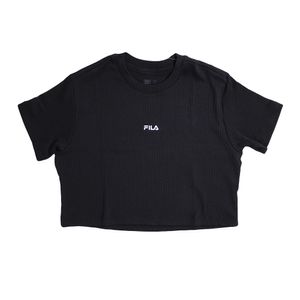 Remera Moda Fila Canelada Ng Bn Niños