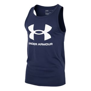 Musculosa Under Armour Logo Tank Az Hombre