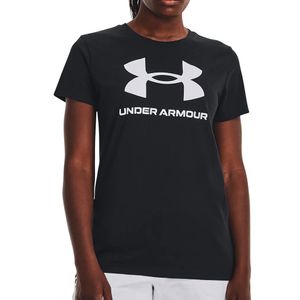 Remera Training Under Armour Logo SS Ng Bn