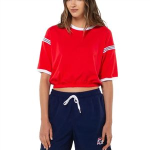 Remera Moda Fila Cropped Chevron Rj